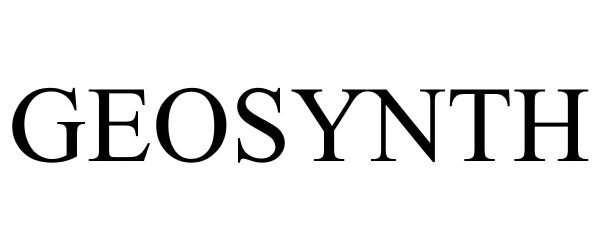 Trademark Logo GEOSYNTH