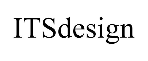 Trademark Logo ITSDESIGN