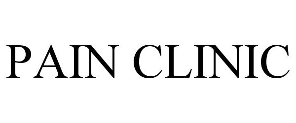 Trademark Logo PAIN CLINIC