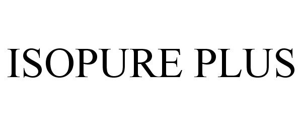 Trademark Logo ISOPURE PLUS