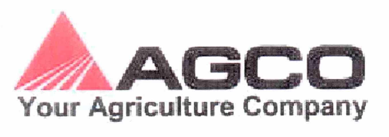  AGCO YOUR AGRICULTURE COMPANY