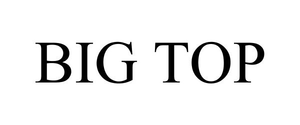 Trademark Logo BIG TOP