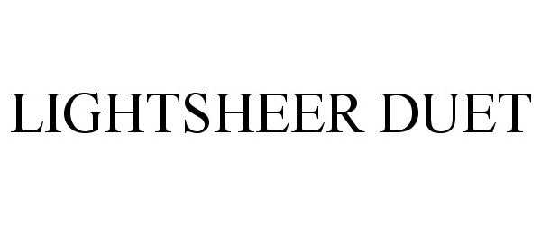 Trademark Logo LIGHTSHEER DUET