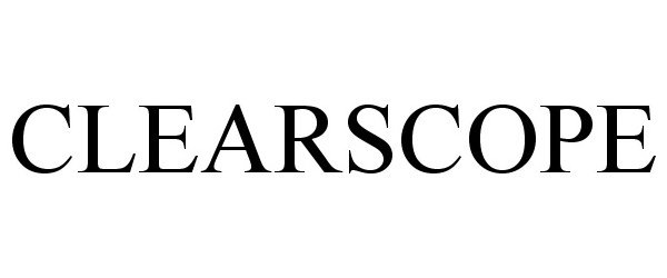 Trademark Logo CLEARSCOPE