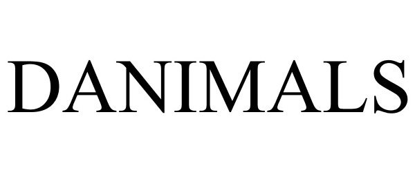Trademark Logo DANIMALS