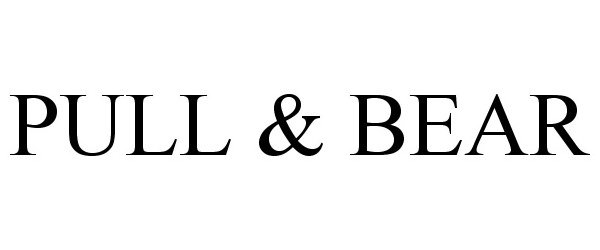 Trademark Logo PULL &amp; BEAR