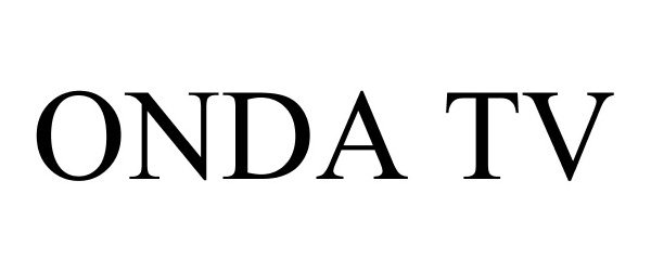 Trademark Logo ONDA TV