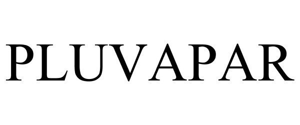 Trademark Logo PLUVAPAR
