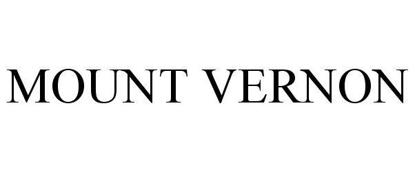 Trademark Logo MOUNT VERNON