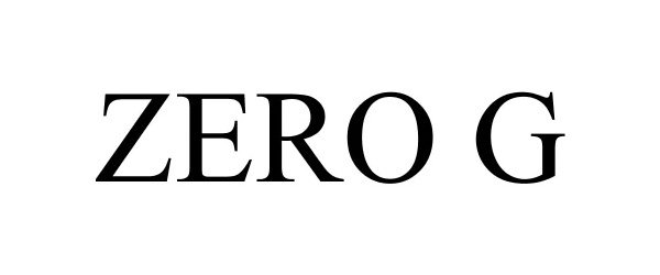 Trademark Logo ZERO G