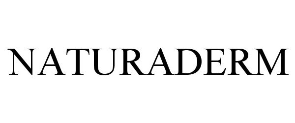 Trademark Logo NATURADERM