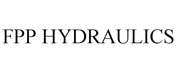  FPP HYDRAULICS