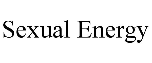 Trademark Logo SEXUAL ENERGY