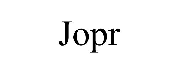 Trademark Logo JOPR