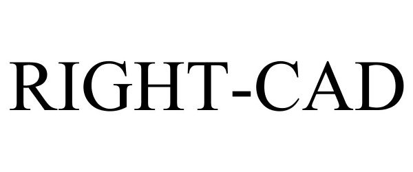 Trademark Logo RIGHT-CAD