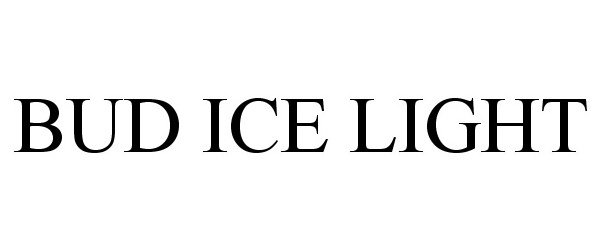 Trademark Logo BUD ICE LIGHT