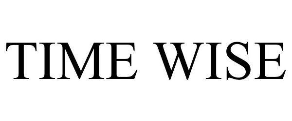 Trademark Logo TIME WISE