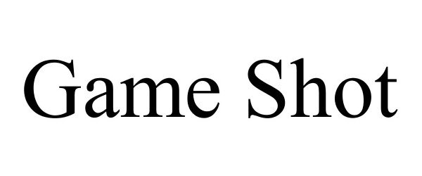 Trademark Logo GAME SHOT