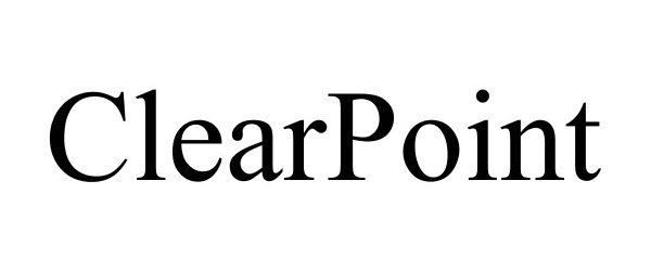 Trademark Logo CLEARPOINT