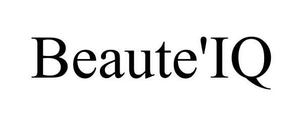 Trademark Logo BEAUTE'IQ