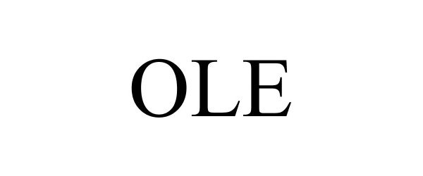 Trademark Logo OLE