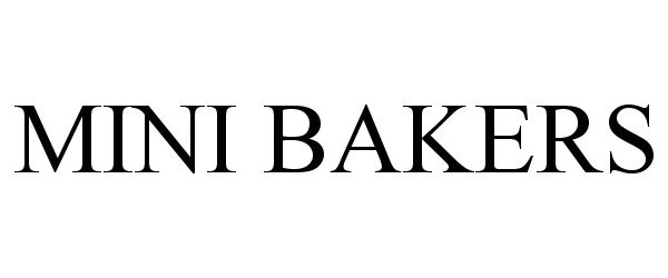 Trademark Logo MINI BAKERS