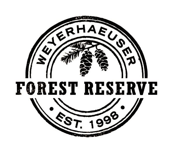 Trademark Logo WEYERHAEUSER FOREST RESERVE Â· EST. 1998 Â·