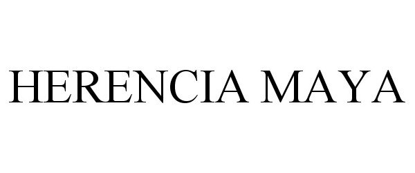 Trademark Logo HERENCIA MAYA