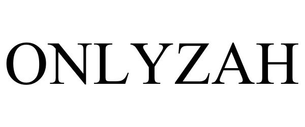 Trademark Logo ONLYZAH