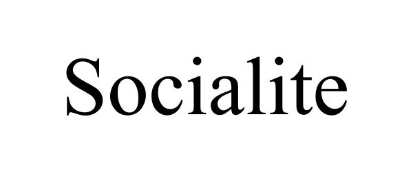 Trademark Logo SOCIALITE