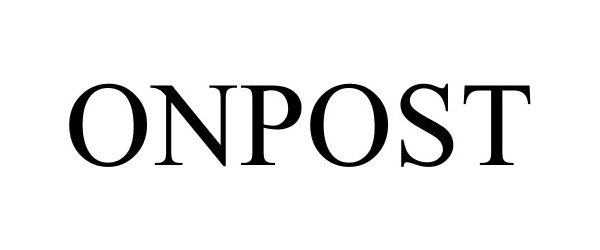 Trademark Logo ONPOST