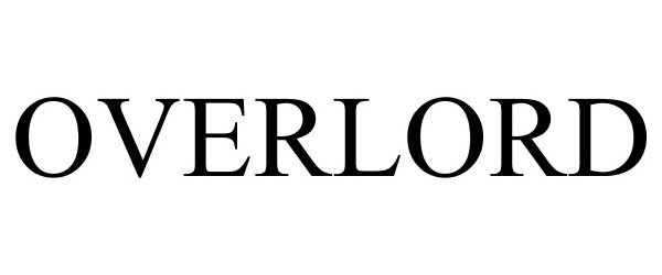 Trademark Logo OVERLORD