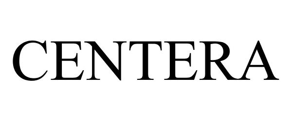 Trademark Logo CENTERA