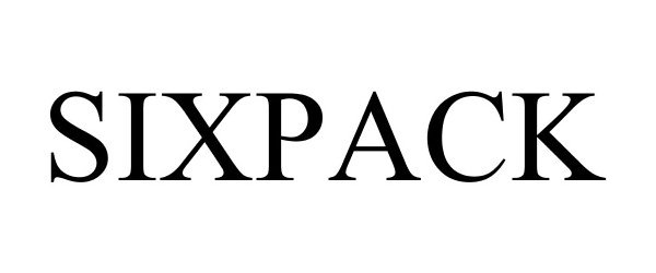 Trademark Logo SIXPACK