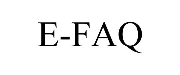 Trademark Logo E-FAQ