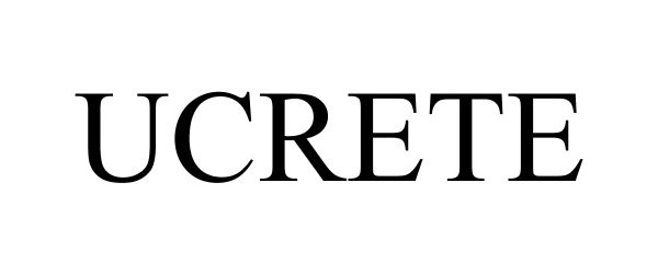 Trademark Logo UCRETE