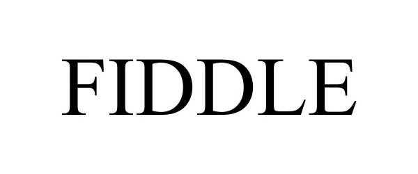 Trademark Logo FIDDLE