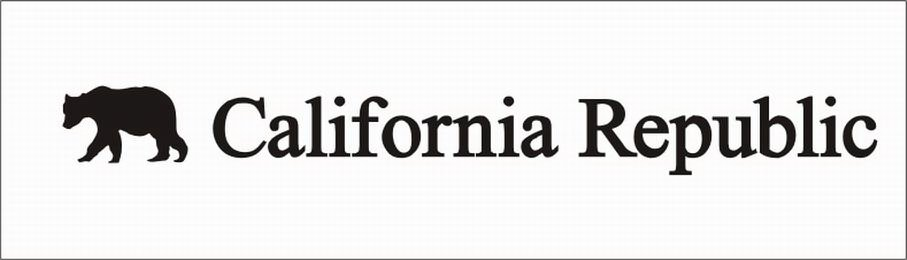 Trademark Logo CALIFORNIA REPUBLIC