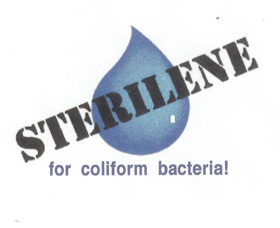 Trademark Logo STERILENE FOR COLIFORM BACTERIA!