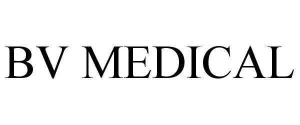 Trademark Logo BV MEDICAL