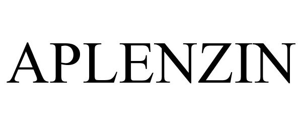 Trademark Logo APLENZIN