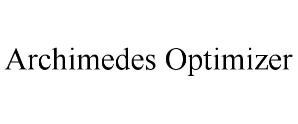 Trademark Logo ARCHIMEDES OPTIMIZER