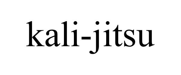 Trademark Logo KALI-JITSU