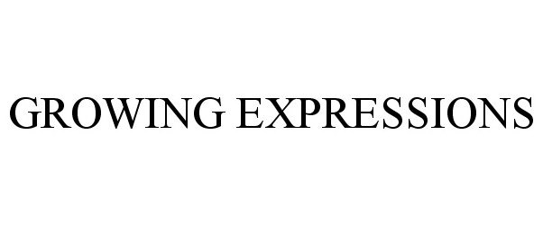 Trademark Logo GROWING EXPRESSIONS