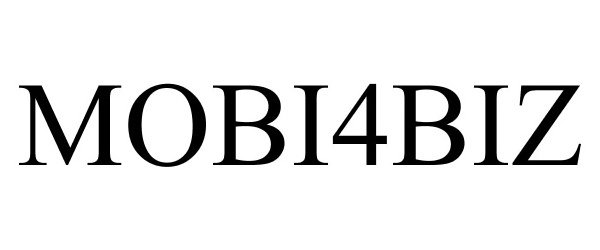 Trademark Logo MOBI4BIZ