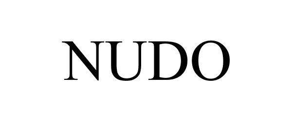 Trademark Logo NUDO