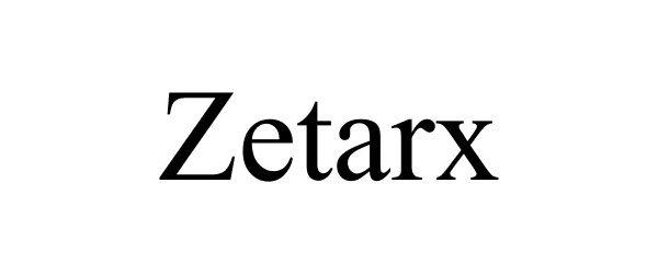 Trademark Logo ZETARX