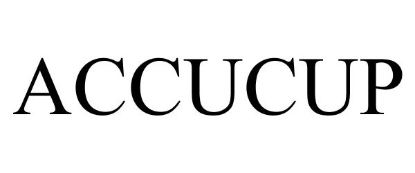 Trademark Logo ACCUCUP