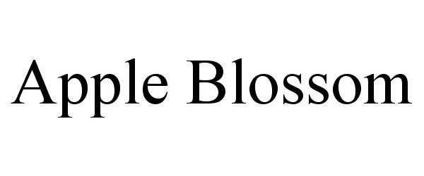 Trademark Logo APPLE BLOSSOM