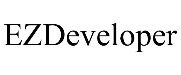Trademark Logo EZDEVELOPER